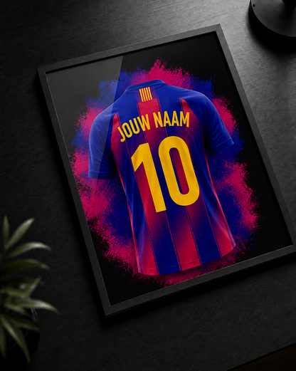 FC Barcelona - Gepersonaliseerde Voetbal Poster