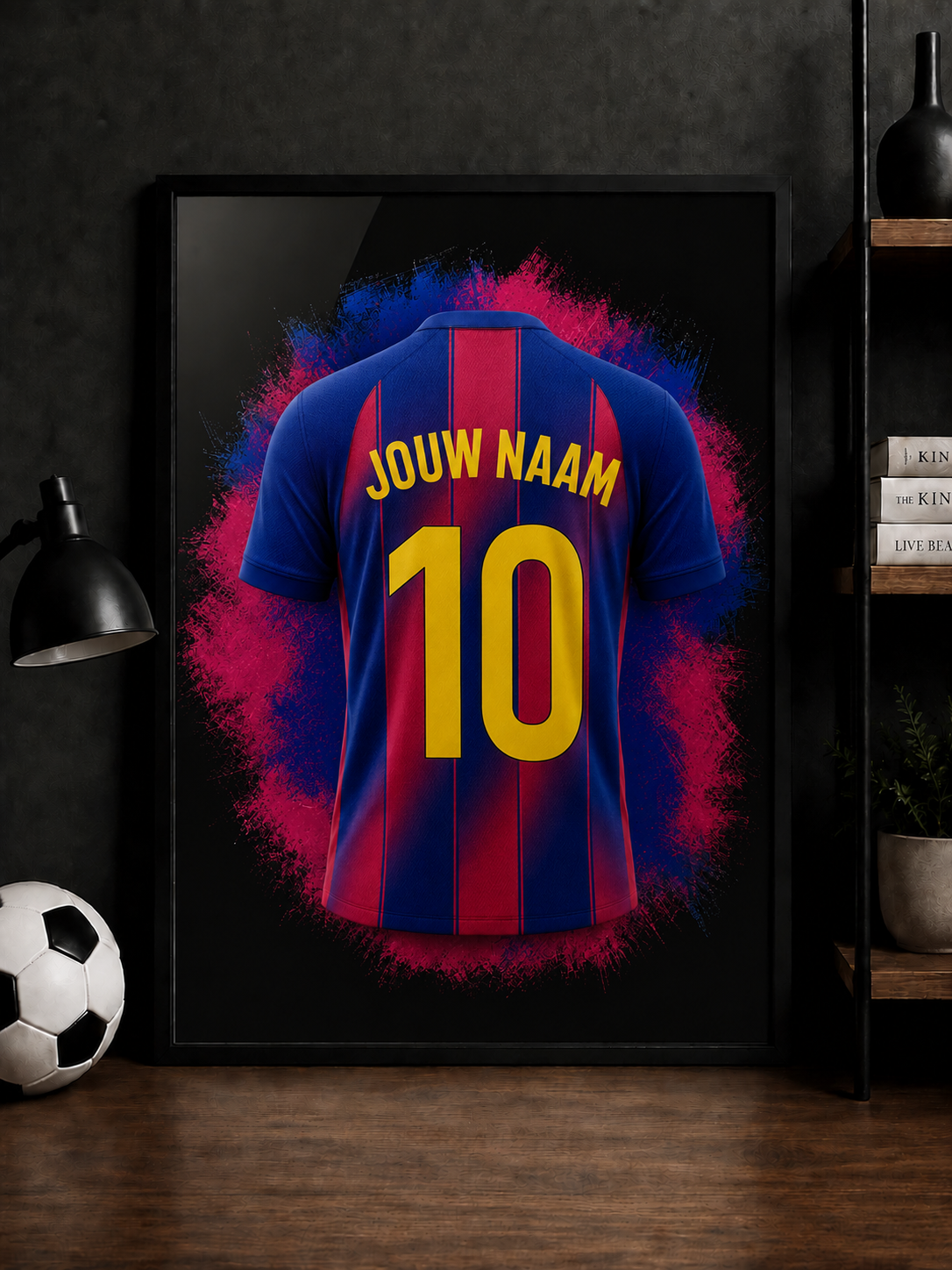 FC Barcelona - Gepersonaliseerde Voetbal Poster