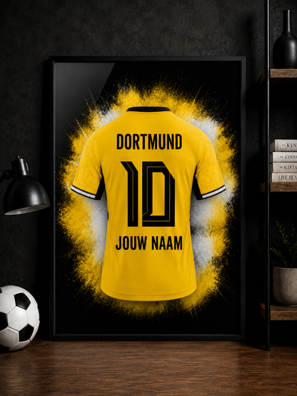 Borussia Dortmund - Gepersonaliseerde voetbalposter