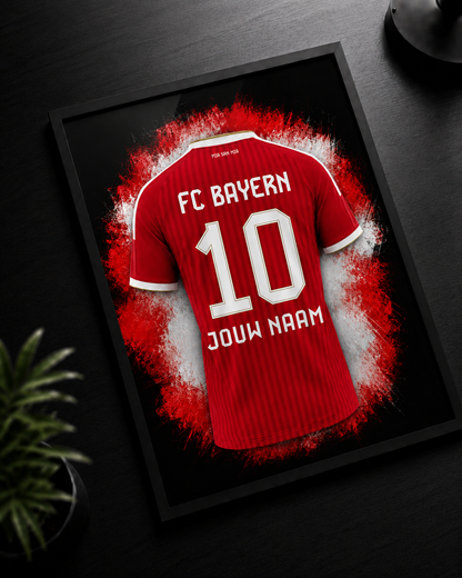 FC Bayern München - Gepersonaliseerde voetbalposter