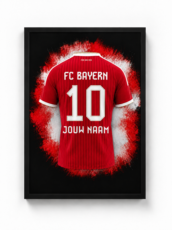 FC Bayern München - Gepersonaliseerde voetbalposter