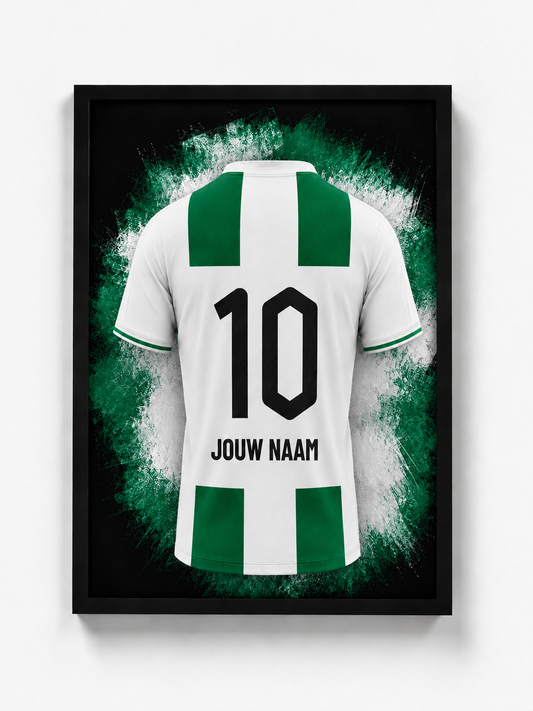 FC Groningen - Gepersonaliseerde voetbalposter