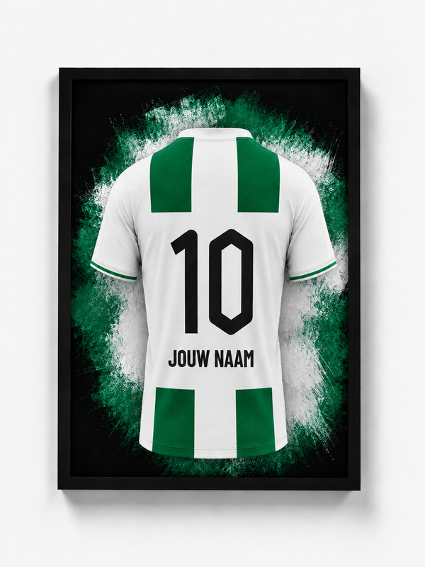 FC Groningen - Gepersonaliseerde voetbalposter