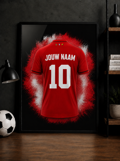 FC Utrecht - Gepersonaliseerde voetbalposter