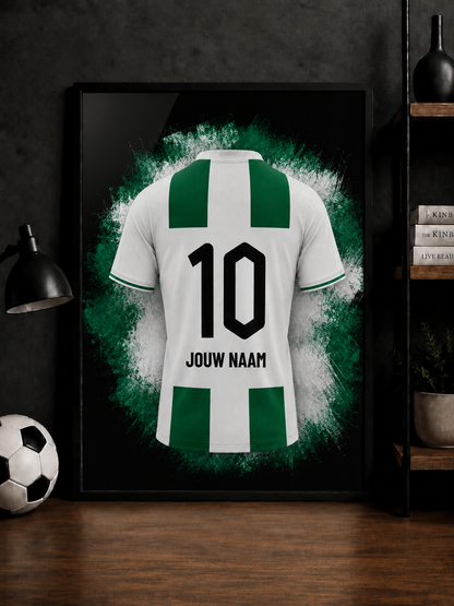 FC Groningen - Gepersonaliseerde voetbalposter