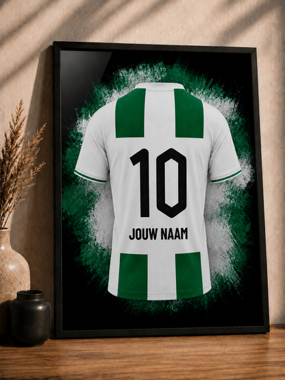 FC Groningen - Gepersonaliseerde voetbalposter