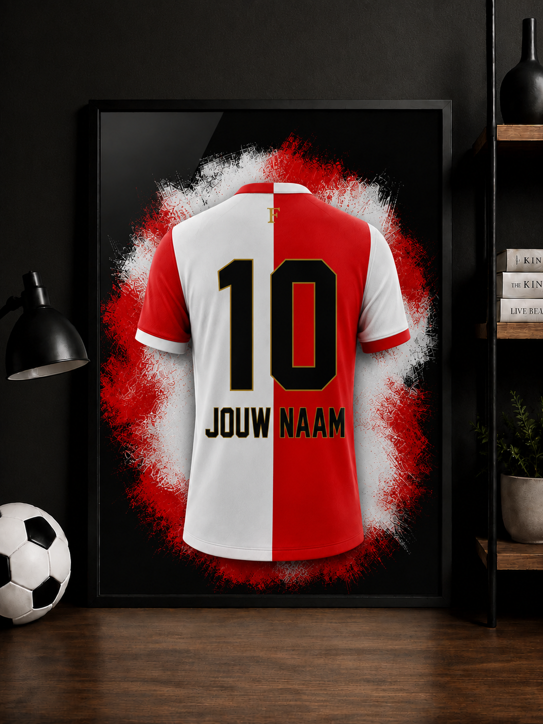 Feyenoord - Gepersonaliseerde voetbalposter