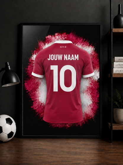 Liverpool - Gepersonaliseerde voetbalposter