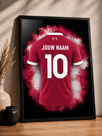 Liverpool - Gepersonaliseerde voetbalposter