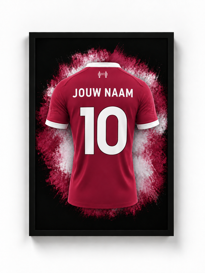 Liverpool - Gepersonaliseerde voetbalposter