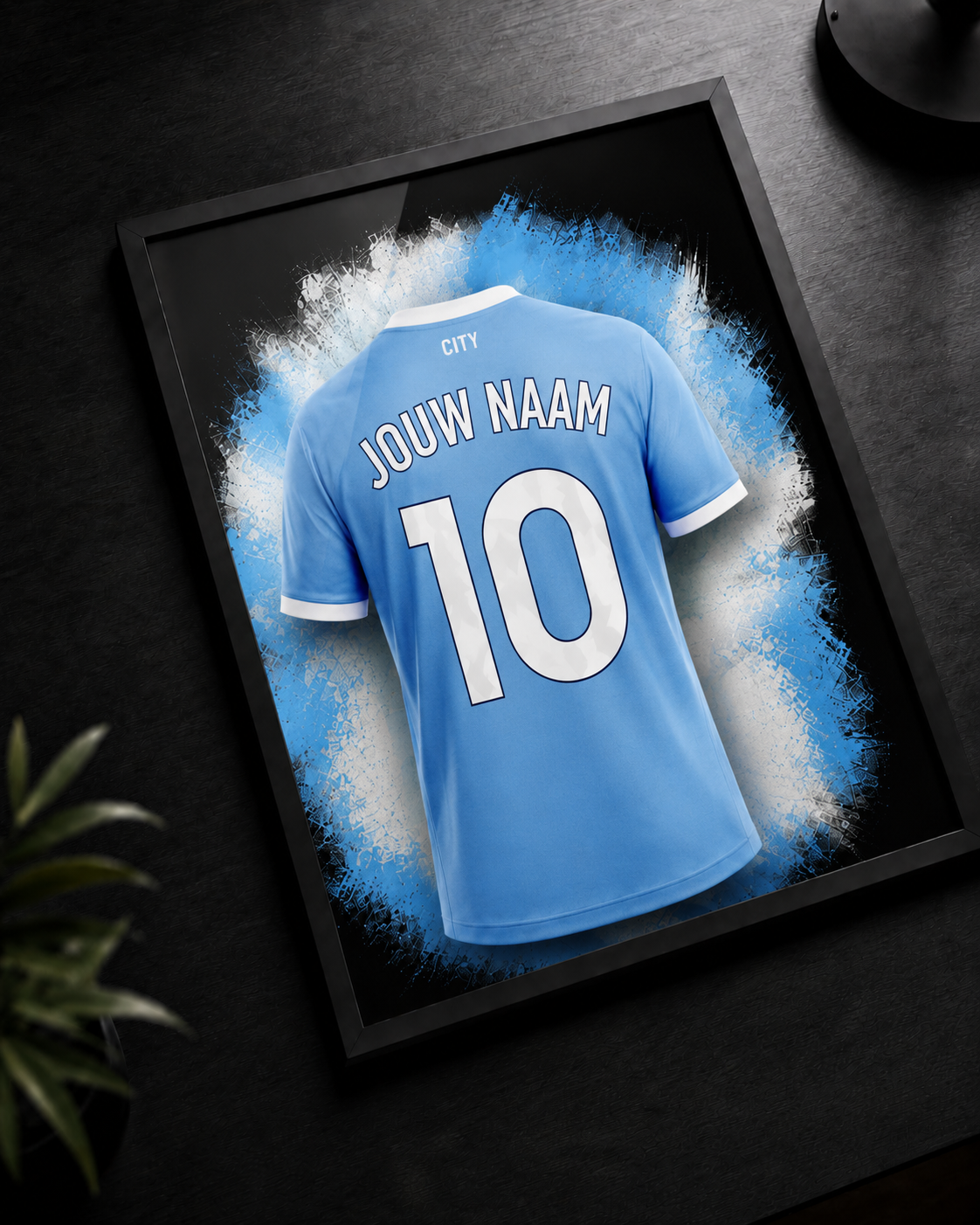 Manchester City - Gepersonaliseerde voetbalposter