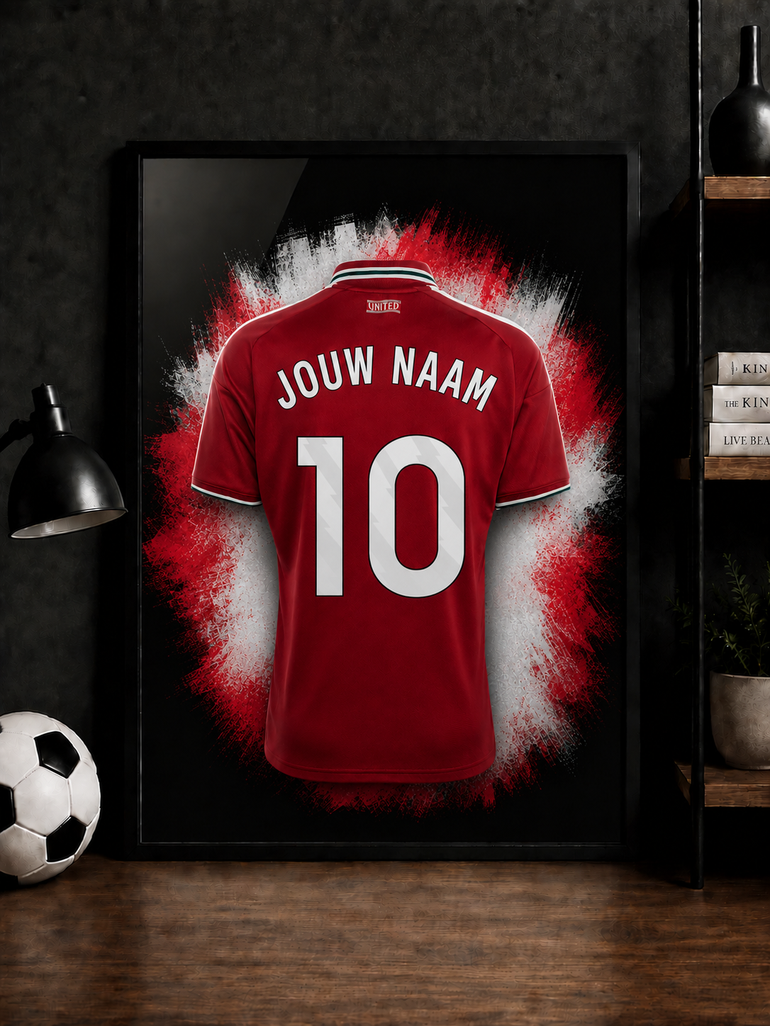 Manchester United - Gepersonaliseerde voetbalposter