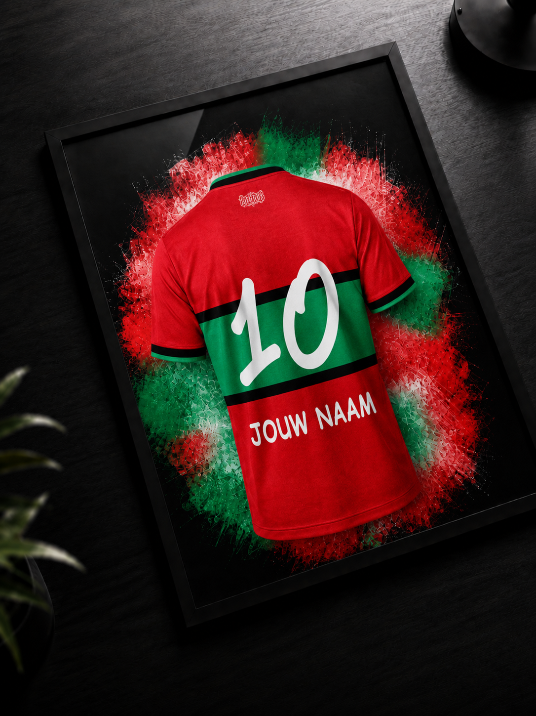 N.E.C. - Gepersonaliseerde voetbalposter