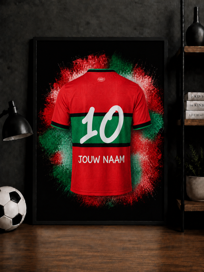 N.E.C. - Gepersonaliseerde voetbalposter