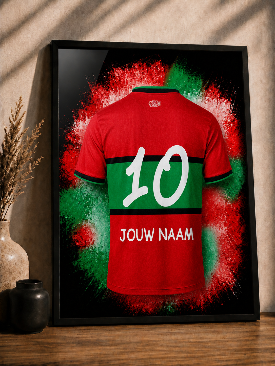 N.E.C. - Gepersonaliseerde voetbalposter