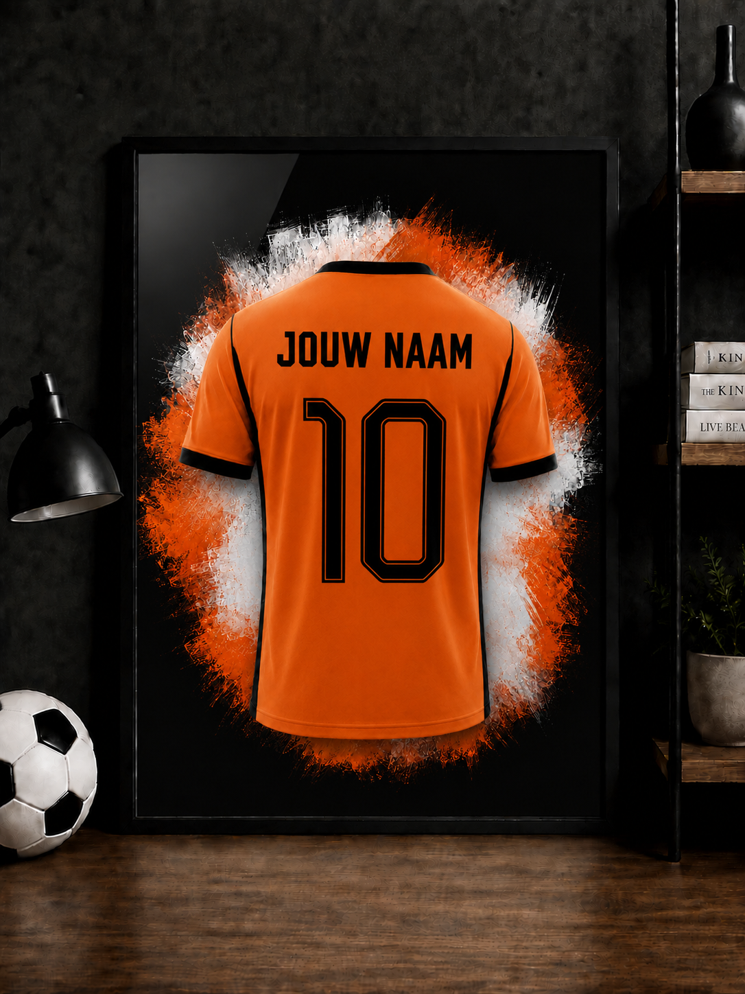 Nederland - Gepersonaliseerde voetbalposter