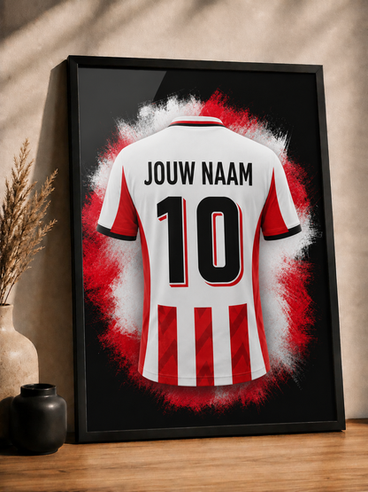PSV - Gepersonaliseerde voetbalposter