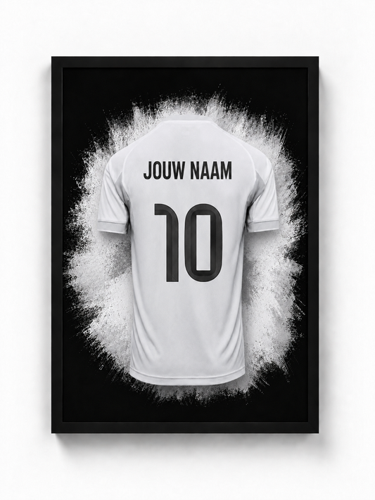 Real Madrid - Gepersonaliseerde voetbalposter