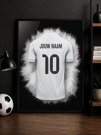 Real Madrid - Gepersonaliseerde voetbalposter