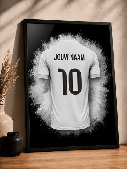 Real Madrid - Gepersonaliseerde voetbalposter