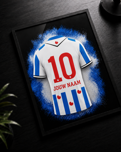 SC Heerenveen - Gepersonaliseerde voetbalposter