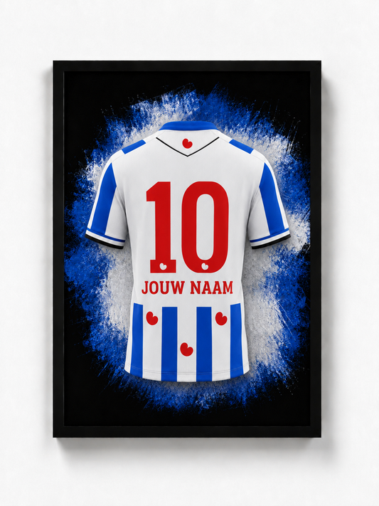 SC Heerenveen - Gepersonaliseerde voetbalposter