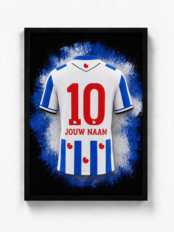 SC Heerenveen - Gepersonaliseerde voetbalposter