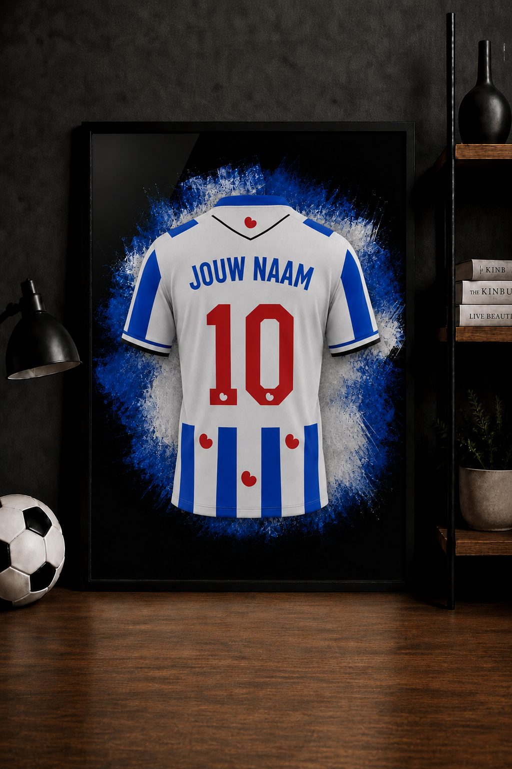 SC Heerenveen - Gepersonaliseerde voetbalposter