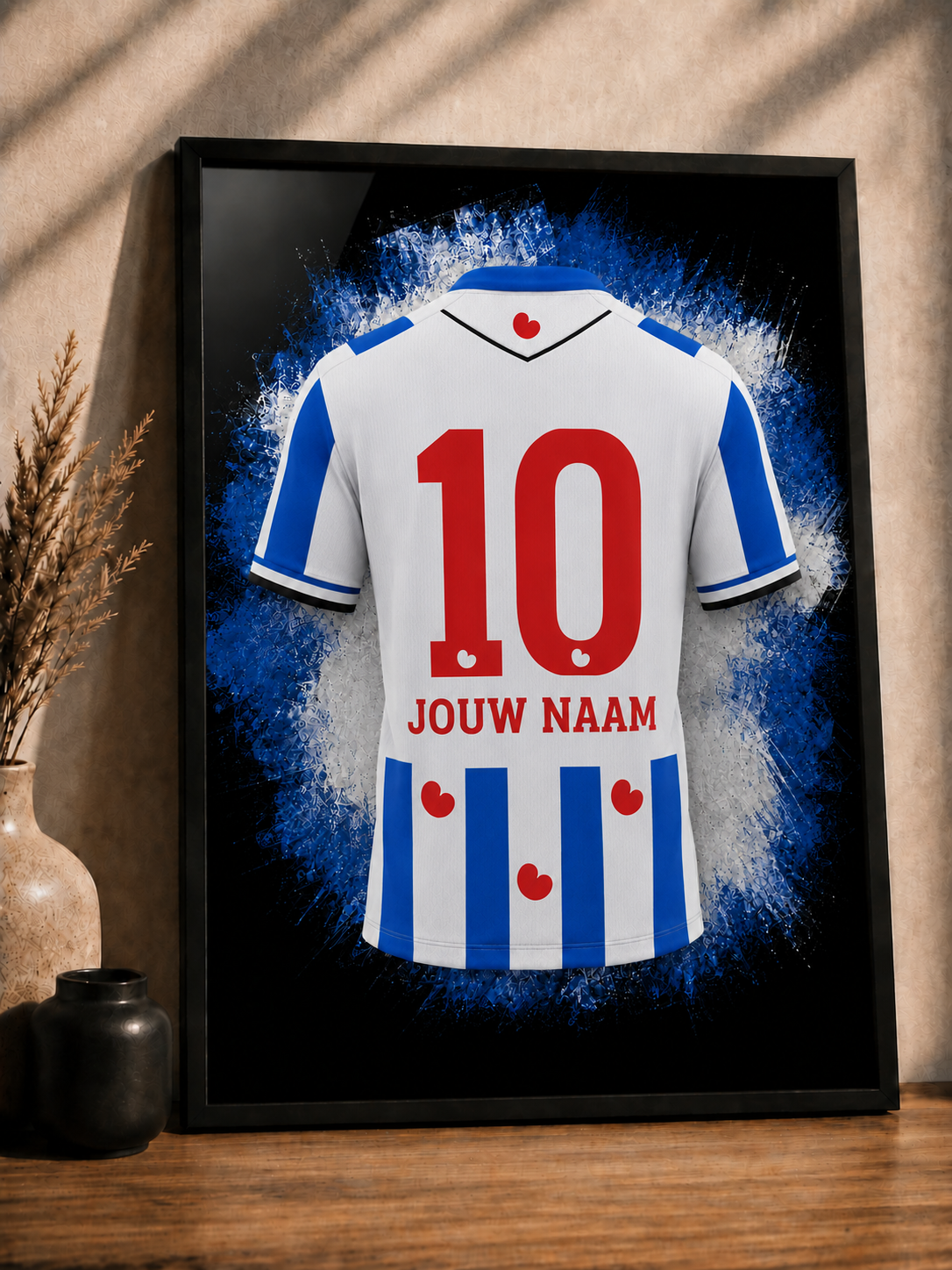 SC Heerenveen - Gepersonaliseerde voetbalposter